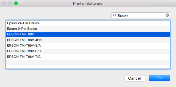 Setting up your Epson TM-T88V for Mac – How can we help?
